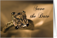 Save the Date Princess Cut Diamond Ring card