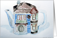 House teapot card