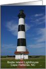 Blank Note Card: Bodie Island Lighthouse card