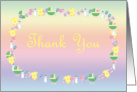 Baby Shower Gift Thank You Blended Pastels card