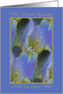 Sympathy Loss of Wife Purple Iris card