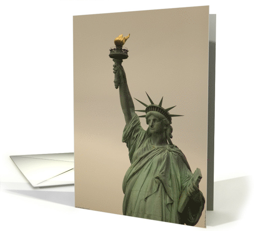 Veterans Day Statue of Liberty card (147525)