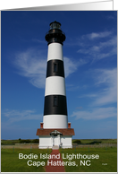 Blank Note Card: Bodie Island Lighthouse card