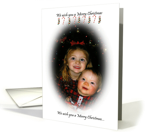 Merry Christmas:  Gracie and Sophie card (322279)