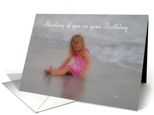 Birthday:  thinking of you card (457053)