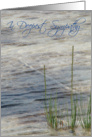 Water Ripples Sympathy card