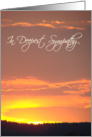 Sunset Sympathy card