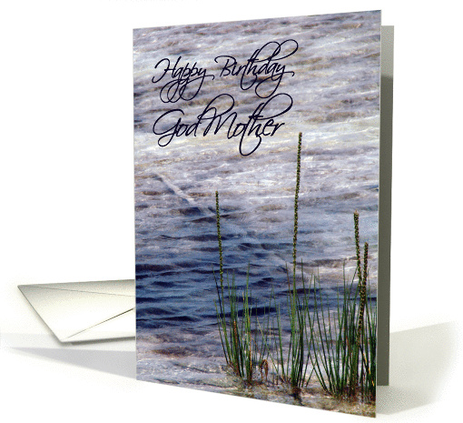 Godmother Birthday Water Ripples card (134487)