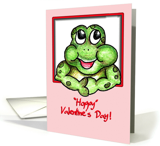 Window Frog Valentine card (134944)