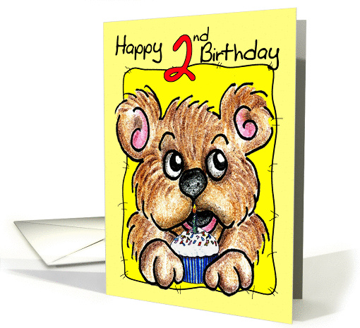 Birthday Bear 2nd card (136139)