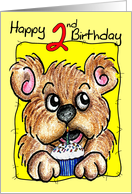 Birthday Bear 2nd card