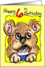 Birthday Bear 6th card