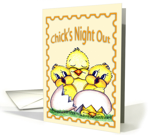 Chick's Night Out card (138531)