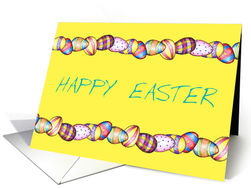 Happy Easter Eggs card (138565)