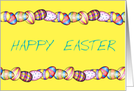 Happy Easter Eggs card
