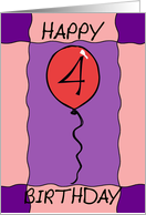 Birthday Balloon card