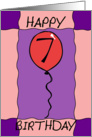 Birthday Balloon card