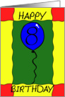 Birthday Balloon card