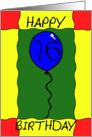 Birthday Balloon card