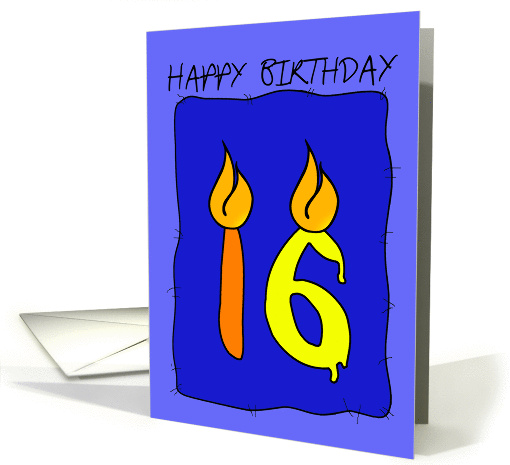 Birthday Candles card (141436)