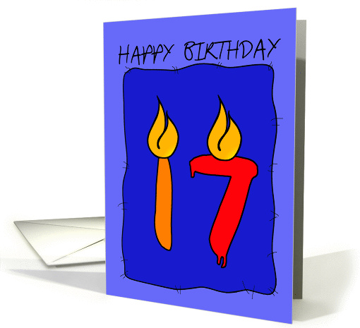 Birthday Candles card (141438)
