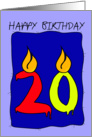 Birthday Candles card