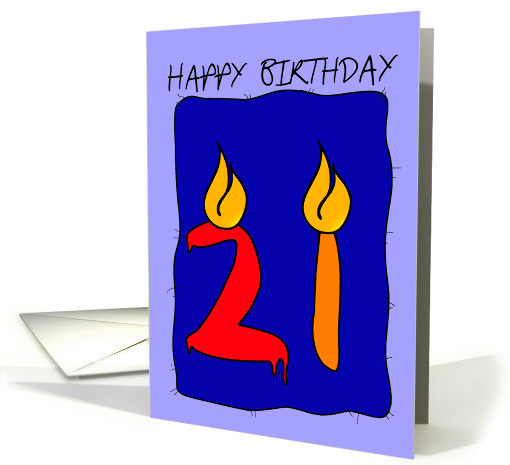 Birthday Candles card (141448)