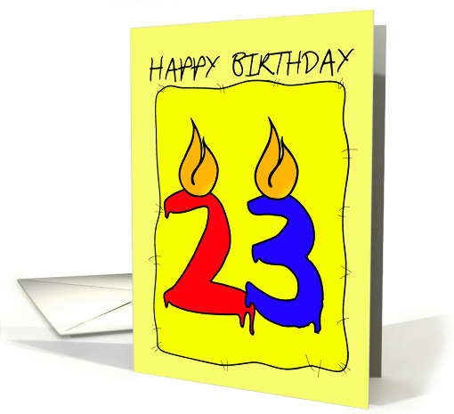 Birthday Candles card (141454)