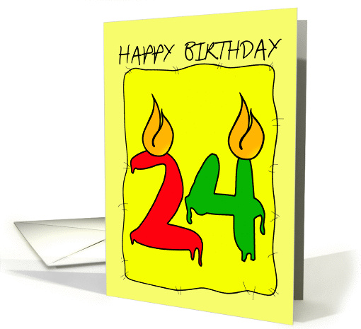 Birthday Candles card (141457)