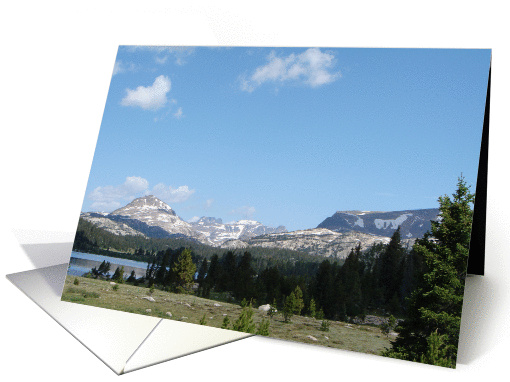 Mountain scene card (152397)