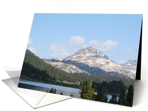 Mountain scene 2 card (152601)