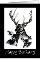 Deer Family card