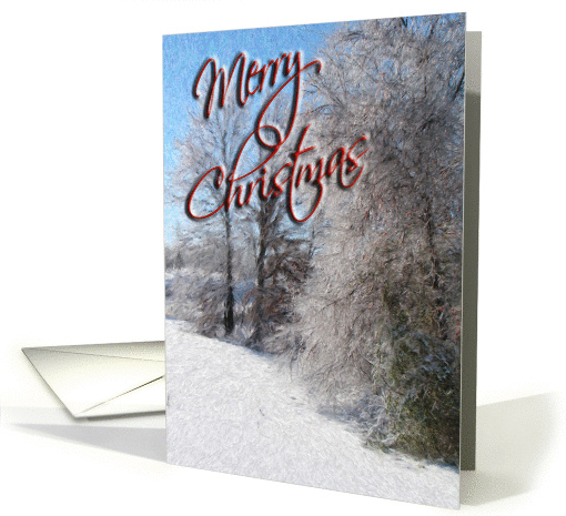 Icy Christmas card (253523)