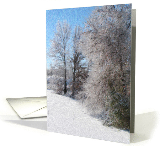 Icy Landscape card (254331)
