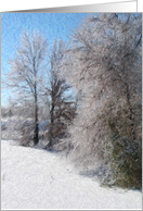 Icy Landscape card