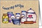 Country Recipe Card