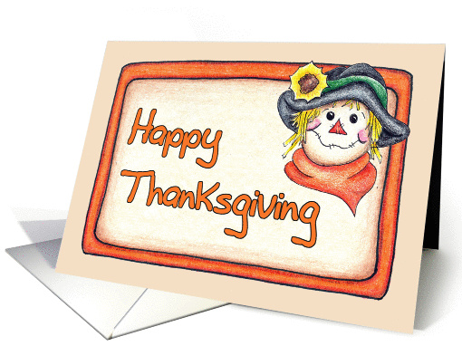 Thanksgiving Scarecrow card (255084)