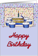 Cupcake Birthday card