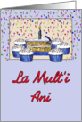 Cupcake Birthday-Romanian card