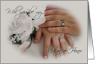 Rings-be my Matron of Honor card