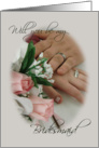 Rings-be my Bridesmaid card