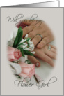 Rings-be my Flower Girl card