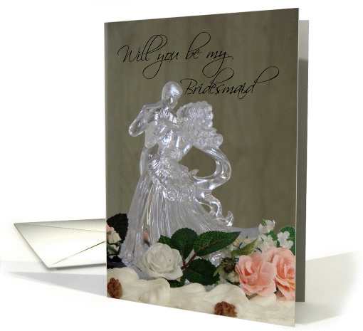 Topper-be my Bridesmaid card (256347)