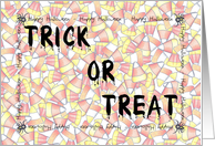 Trick or Treat card