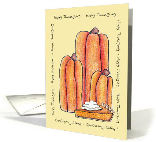 Pumpkin Pie card (257497)