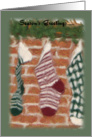Season’s Greetings Stockings card