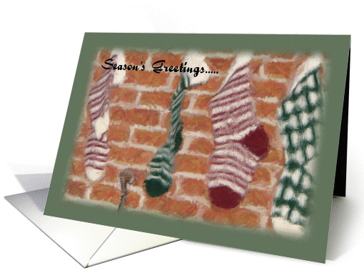 Season's Greetings Stocking 2 card (258585)