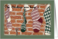 The Stockings Were Hung 2 card