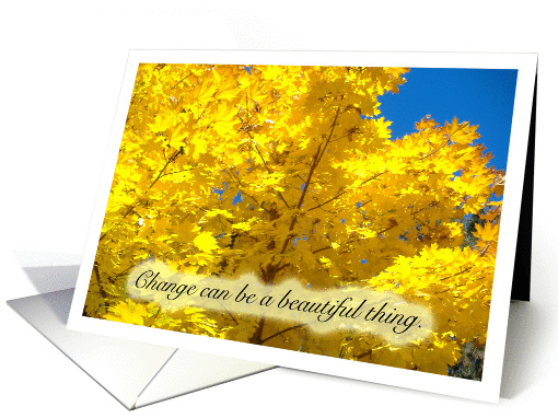Change Can Be A Beautiful Thing card (372409)
