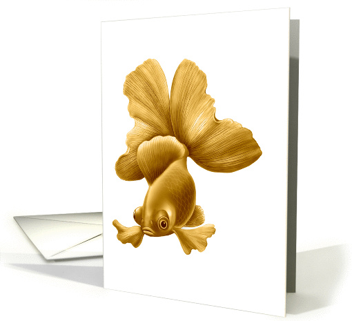 Bronze Moor Goldfish card (201508)
